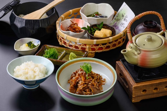 特別朝食【松阪牛入りしぐれ煮の朝茶漬け】