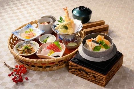 季節の花かご御膳-1月のお品書き-