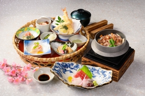 季節の花かご御膳-2月のお品書き-