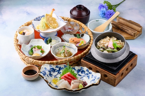 季節の花かご御膳-7月のお品書き-